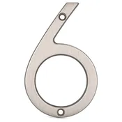 4 In. Contemporary House Number 6