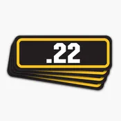 “.22” Ammo Label (4-Pack)