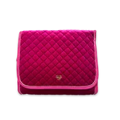 Classic Toiletry Case - Fuchsia Velvet