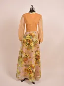 Floral Goddess 70s Maxi Dress, M