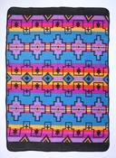 El Paso Lodge Fleece Blanket # 1-C