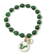 Annie Stacker Bracelet - USF Logo