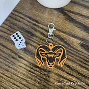 Rockford Ram Head Keychain — Swift Printing