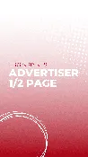 Program: 1/2 Page Ad — Erg Sprints