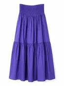 Aerin Wide Smocked Maxi Skirt