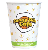 12oz Custom Printed Compostable Single Wall Hot Cups