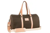 Canvas & Leather Travel Bag