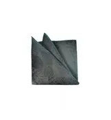 Black Designed Pocket Square