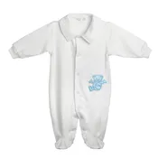 Baby Boys Organic Cotton Bodysuit with Collar