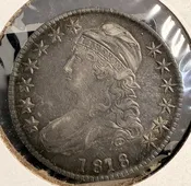 1818 Capped Bust Half Dollar, O-112  R.1. Nice XF  (19686)