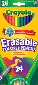 24 Count Erasable Color Pencils