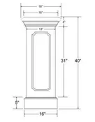 40″ New End Post