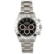 Rolex Steel Daytona with Zenith Movement #16520 Black Dial
