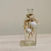 Vintage Jar Vase Decorated with Seashells
