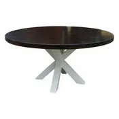 Arden Round Dining Table Built in Reclaimed Wood