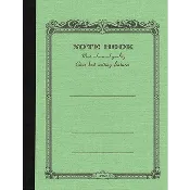 Apica Notebook - Green - White Sheets - Line - A6
