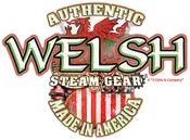 Authentic Welsh Steam-Gear® Crewneck on Dark Green XL
