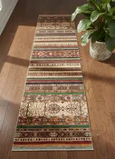 2' 7"X10 Afghan Khurjin Handmade Wool Runner Rug # 14650