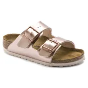Birkenstock Arizona Electric Metallic Copper Birko-Flor Kid’s Sandal