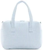 Blue Pimlico Stripe Quilted Stroller Bag