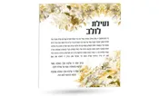 Acrylic Creations Gold Brush Sukkah Signs, Vinyl, 24x24