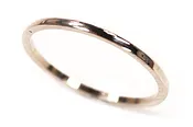 1mm White Gold Toe Ring