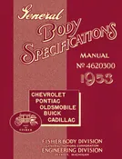 1953 Fisher Body Specifications Manual