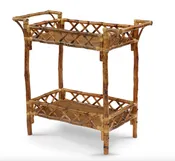 Bamboo Mary Lou's Bar Cart