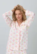Bed Head Champagne Coupe Long Sleeve Classic Stretch Jersey PJ Set
