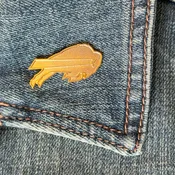 Buffalo Bills Gold Collector Enamel Pin