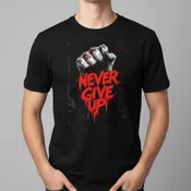 Slayd Apparel – Never Give Up Graphic T-Shirt