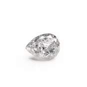 1.02 Carat Salt and Pepper Brilliant Cut Pear Diamond