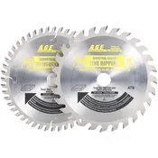 AGE MD160-001 Festool Track Saw Blade Pack – 2-Blade Set: 160mm 28T General Purpose + 48T Crosscut ATB