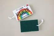 Aloha State License Plate "I Love Hawaii" Cleaning Sponge