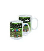 15 Ounce Ceramic Mug With Full Color Print