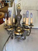 Antique Chandelier 16"Diam x 20"T Fixture