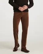 34 HERITAGE Charisma Straight Leg Corduroy Pant (Bourbon)