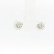 14KG White Gold 0.41 ctw. Diamond Stud Earrings
