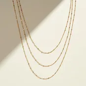 1mm Curb Chain With Pressed Details