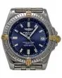 Breitling Callisto A77346 35mm Stainless Steel &amp; Yellow Gold Blue Quartz #I1660