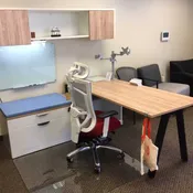 6×6 L-Shaped Desk with Open and Closed Storage