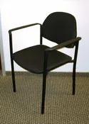 Black Stackable Side Chairs