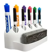 Marker Holder for Dry Erase Markers and Dry Eraser - Capacity 11
