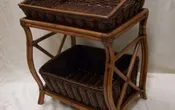 End Table with Baskets