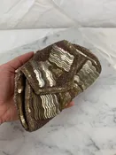 Art Deco Champagne Mirrored Belgian Clutch — Champaign Estate Sales