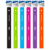 12 In Shatterproof Flexible Ruler, Inch & Metric