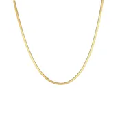 2mm Slim Herringbone Necklace