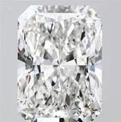 3.74ct Radiant Lab Grown Diamond (Colour G, Clarity SI1, IGI Certified)