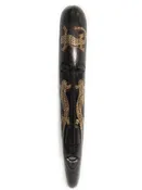 3-Geckos Tribal Mask 40 in - Primitive  | #nmk2205100