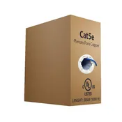 Cat5e Plenum 100% Solid Pure Copper Ethernet Cable UL Listed